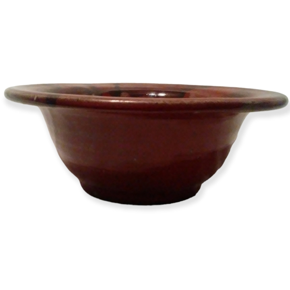 Stoneware Pottery Handmade Red Drip Glazed